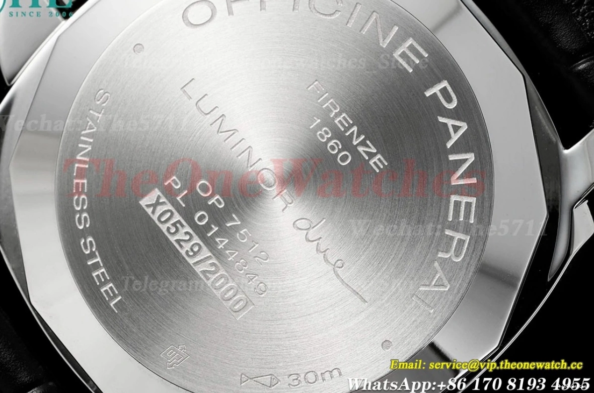 Grey VSF Luminor 42mm PAM1250 LE Dial Due SS P900 0115